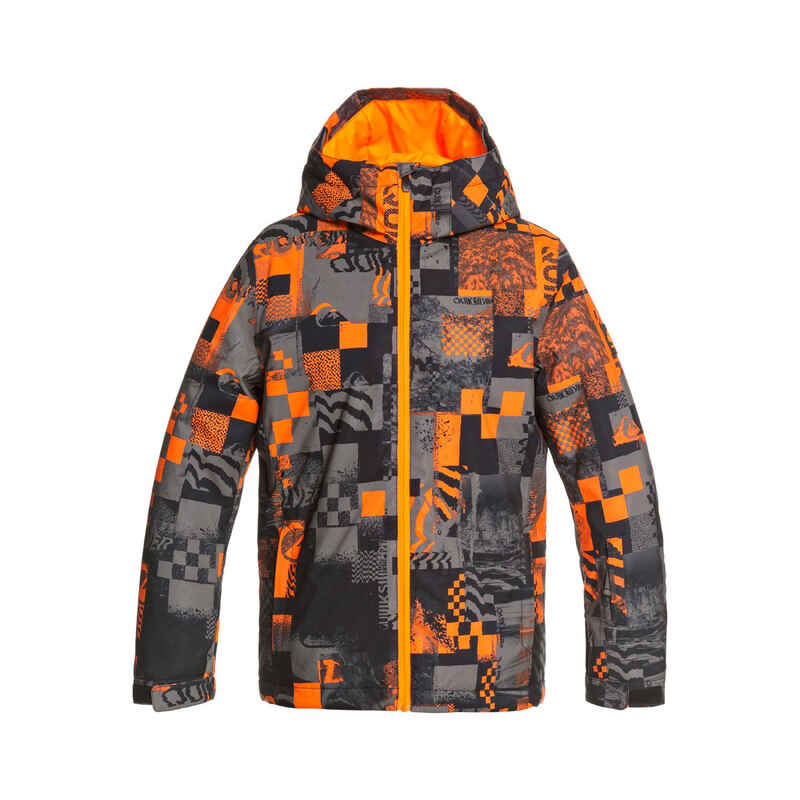 Jakna za snowboard Morton za dječake narančasta Decathlon