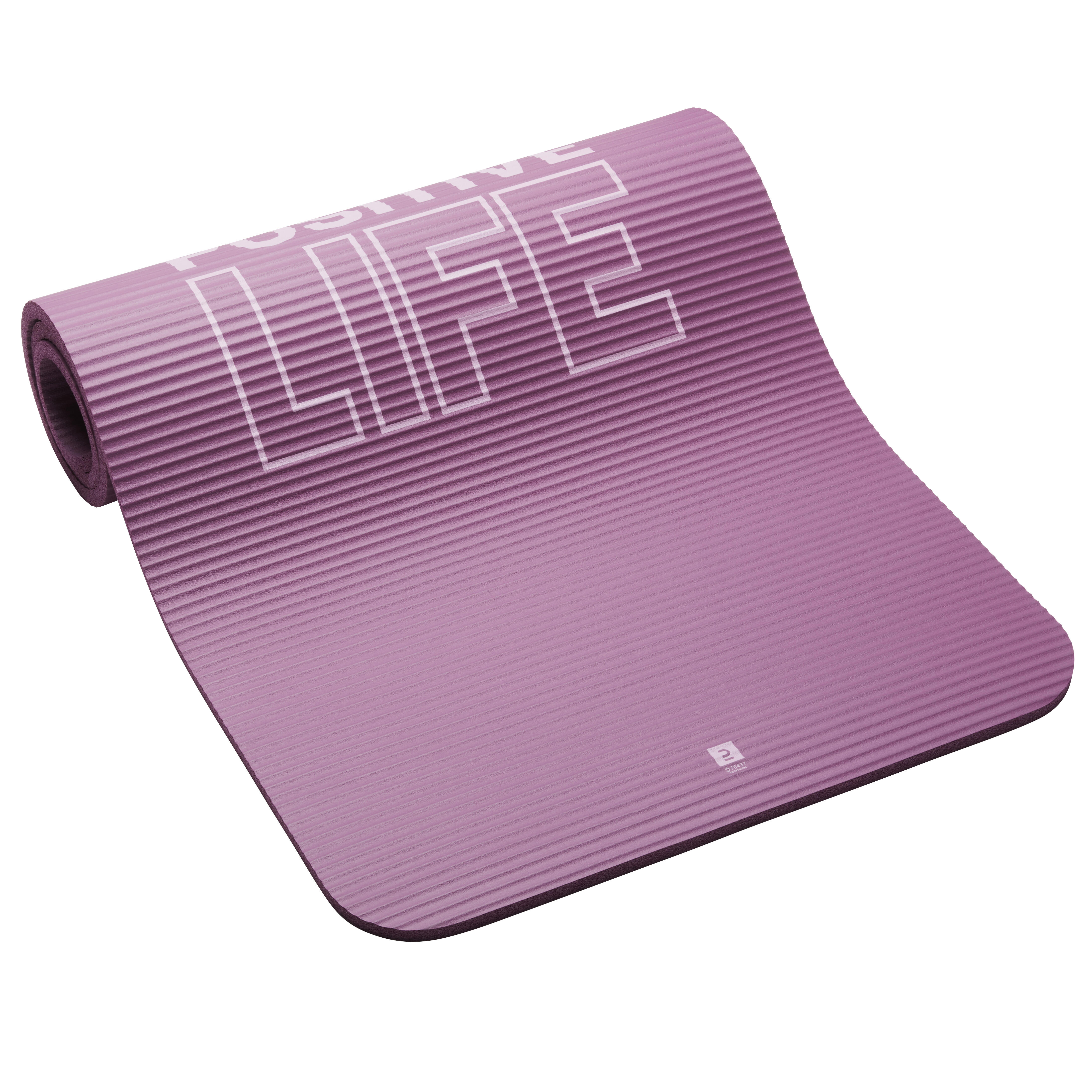Pilates Exercise Mat Size M - Burgundy - Purple, Light pink - Domyos -  Decathlon
