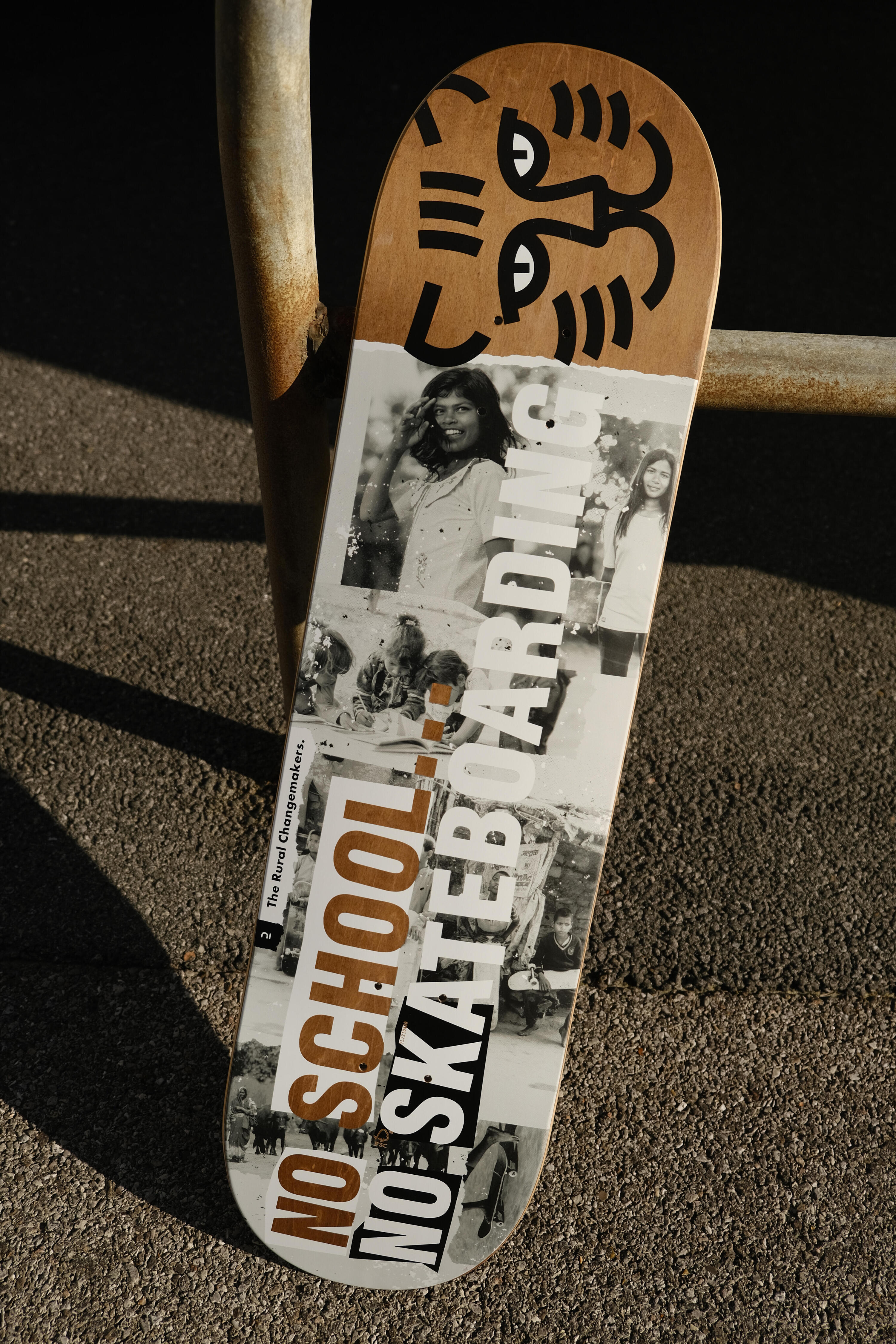 Skateboardová deska z javoru DK120 Rural Changemarkers velikost 8,25"  13/23