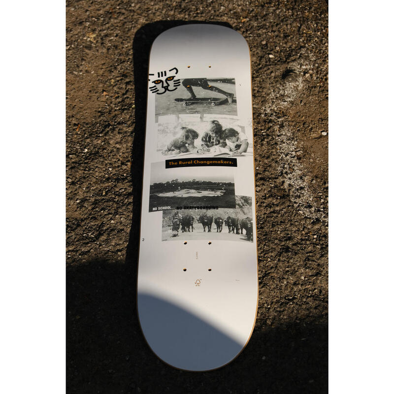 Skateboard Deck Maple DK120 "Rural Changemakers" Size 8"