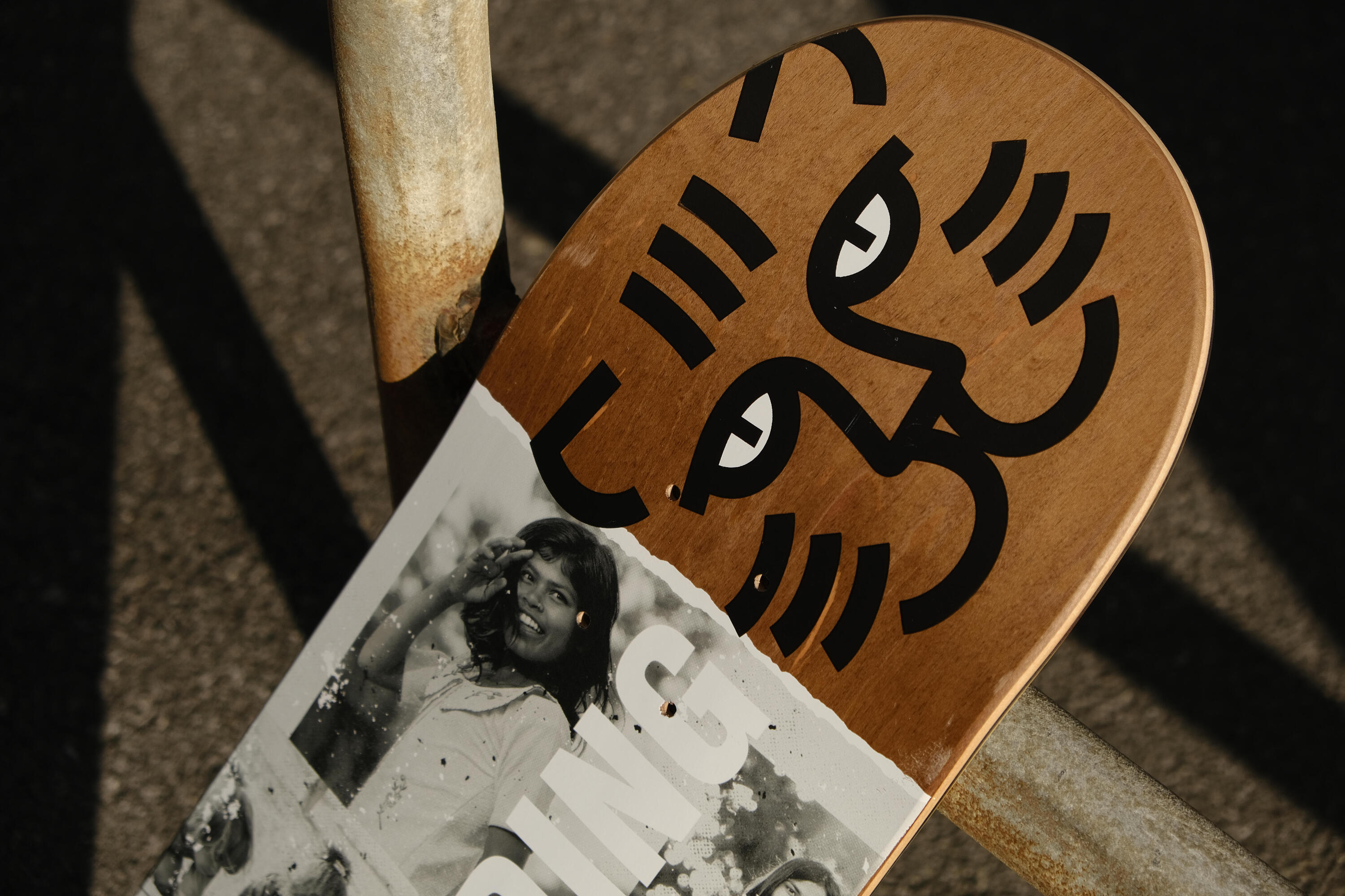 Skateboardová deska z javoru DK120 Rural Changemarkers velikost 8,25"  23/23