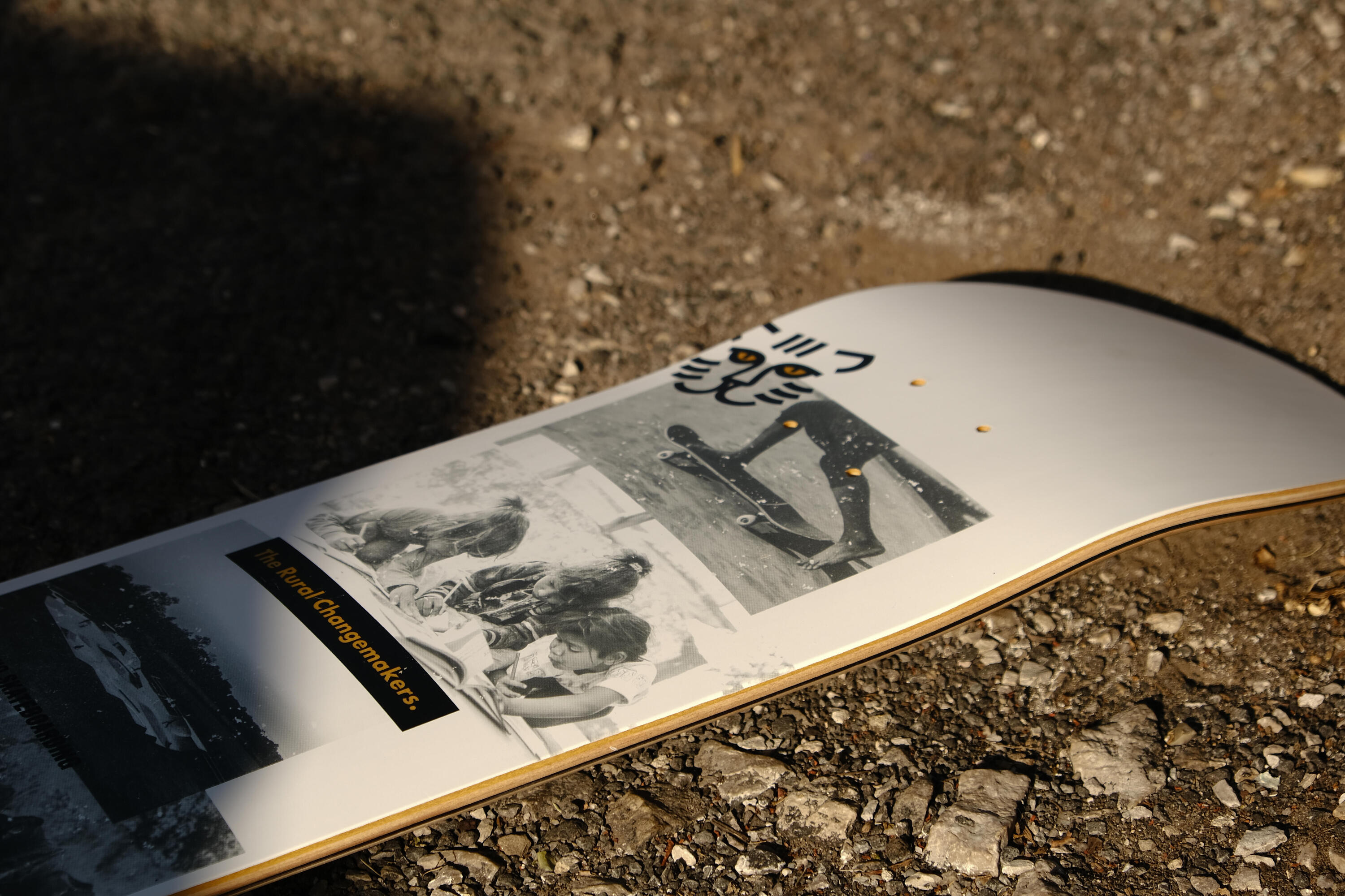 Skateboardová deska z javoru DK120 Rural Changemarkers velikost 8"  13/17