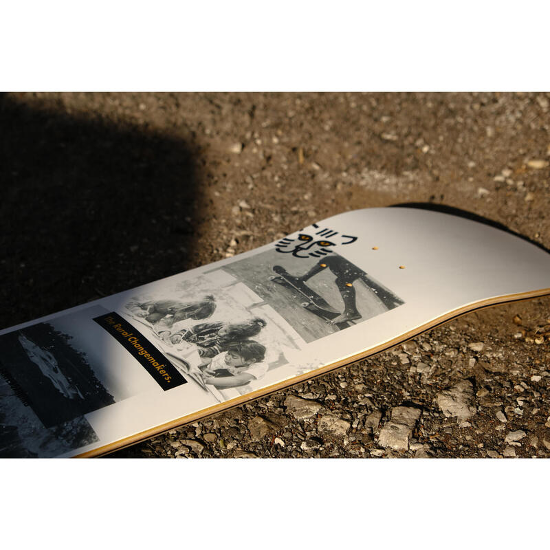 Skateboard Deck Maple DK120 "Rural Changemakers" Size 8"
