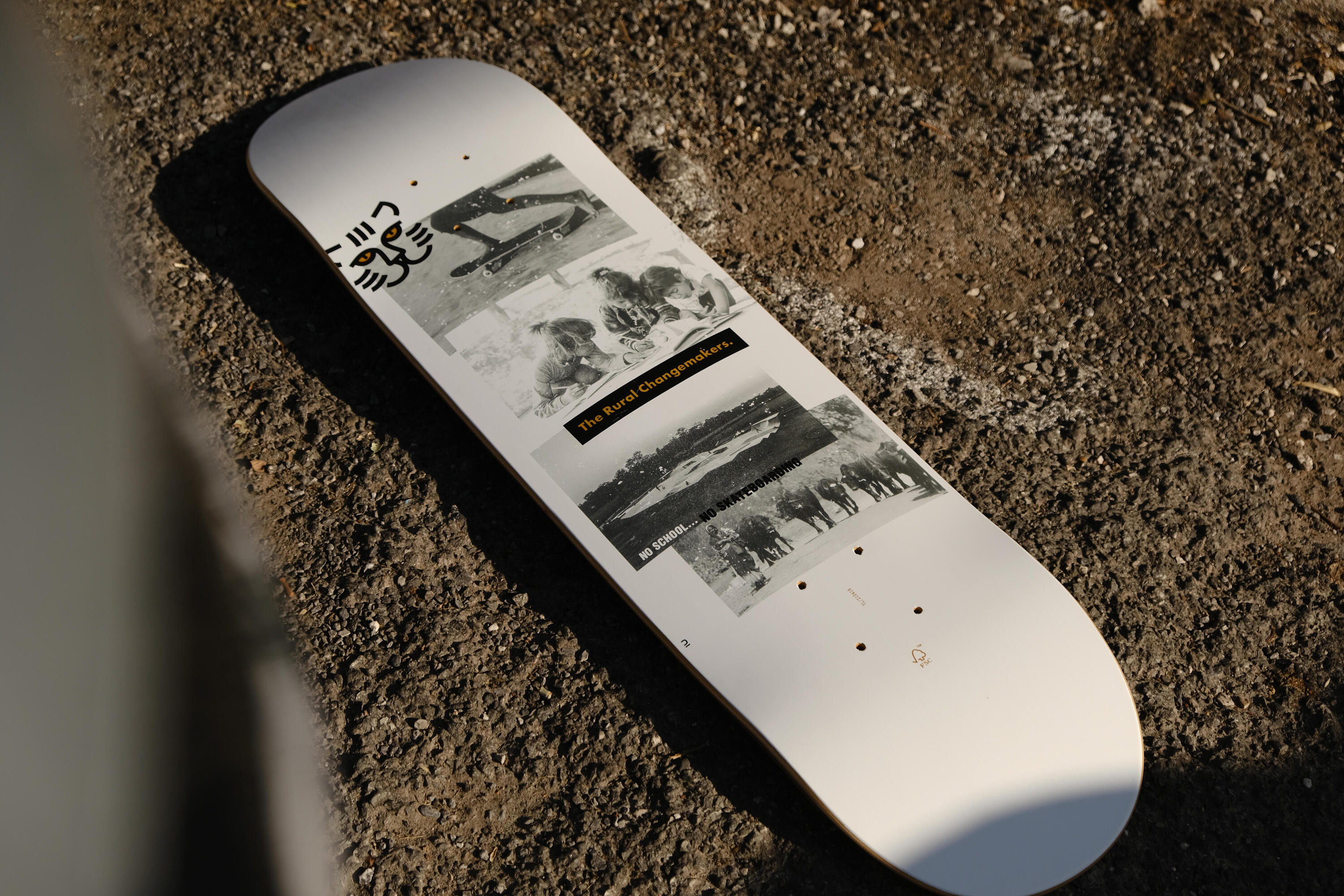 Skateboardová deska z javoru DK120 Rural Changemarkers velikost 8"  12/17