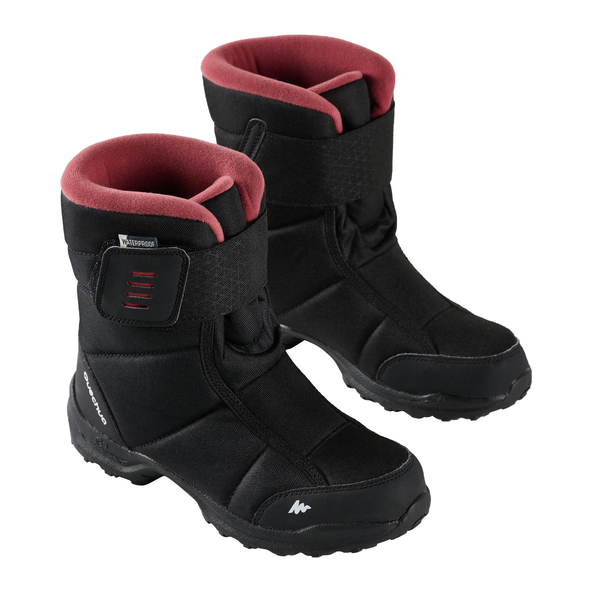 Bottes de neige chaudes impermeables SH100 X WARM mid femme Decathlon