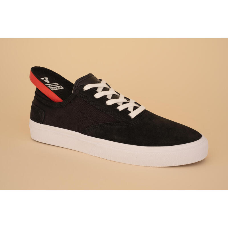 Zapatillas Skate Hombre y Niño Oxelo Vulca 500 II Vulcanizadas Negras