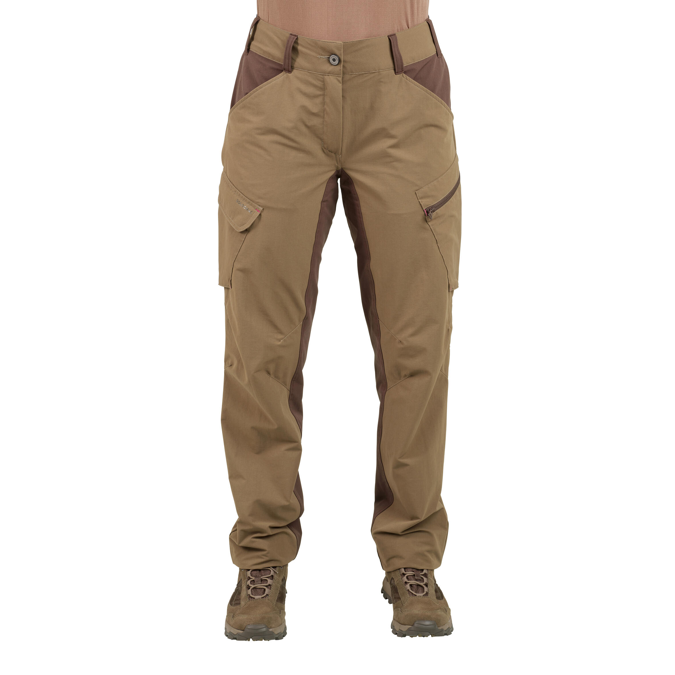 Women's Trousers 500 Lightweight Breathable Brown