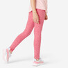 Girls' Cotton Leggings 320 - Pink Print