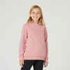 Kapuzenpullover Kinder warm - 500 rosa mit Print