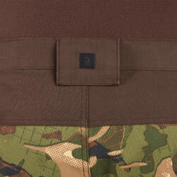 Bermuda 500 Camouflage Woodland vert et marron uni