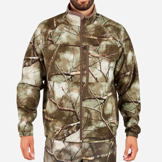 
      Jagd-Fleecejacke 500 geräuscharm warm wasserabweisend Treemetic 
  