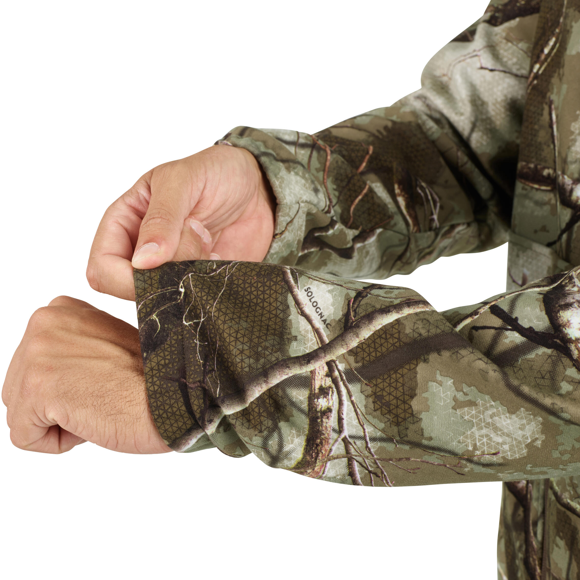 Hunting Silent Breathable Pants - 900 Furtiv Camouflage