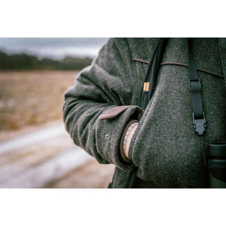 WARM WOOL SILENT HUNTING JACKET 900 - GREEN