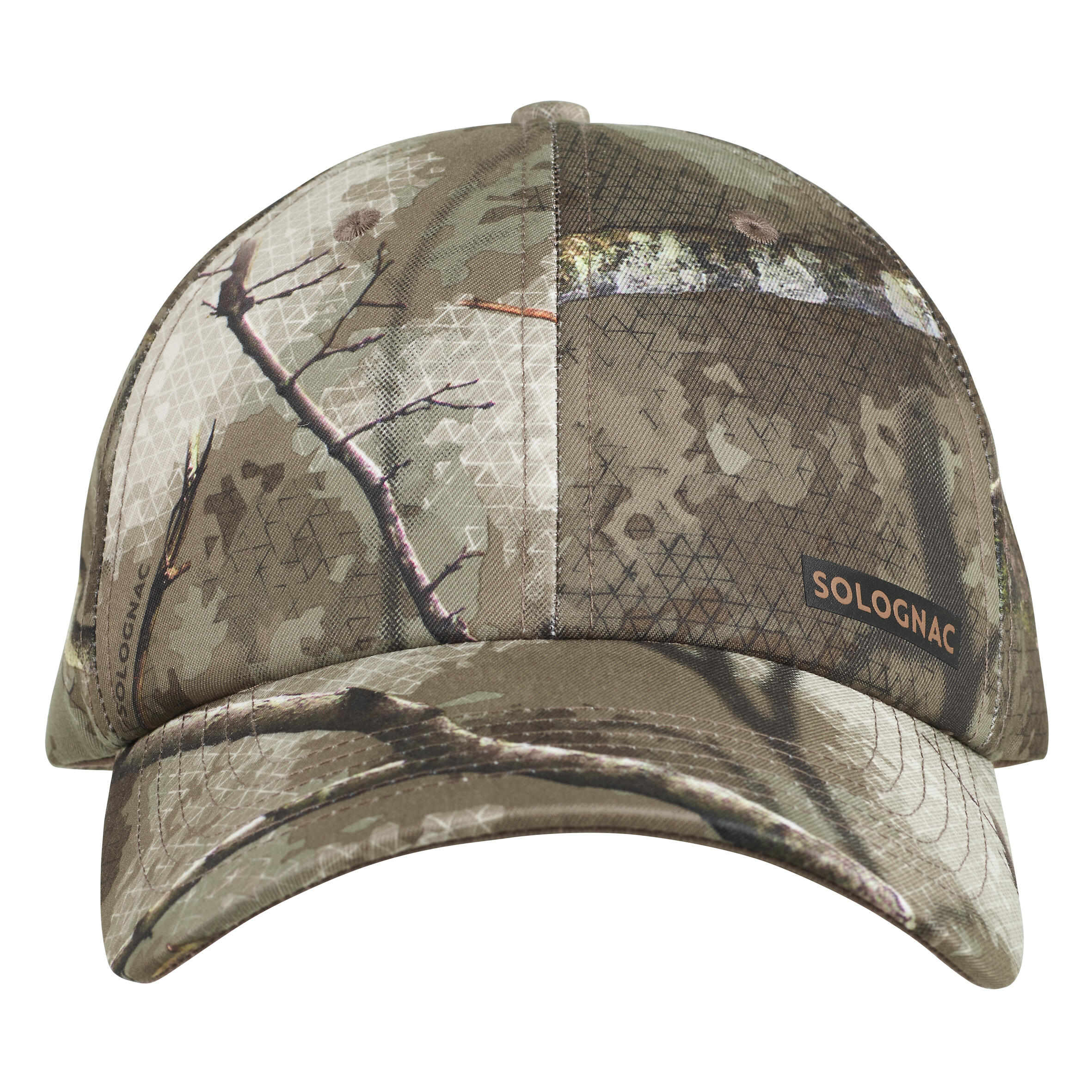 Casquette de chasse - 100 Treemetic camouflage - SOLOGNAC