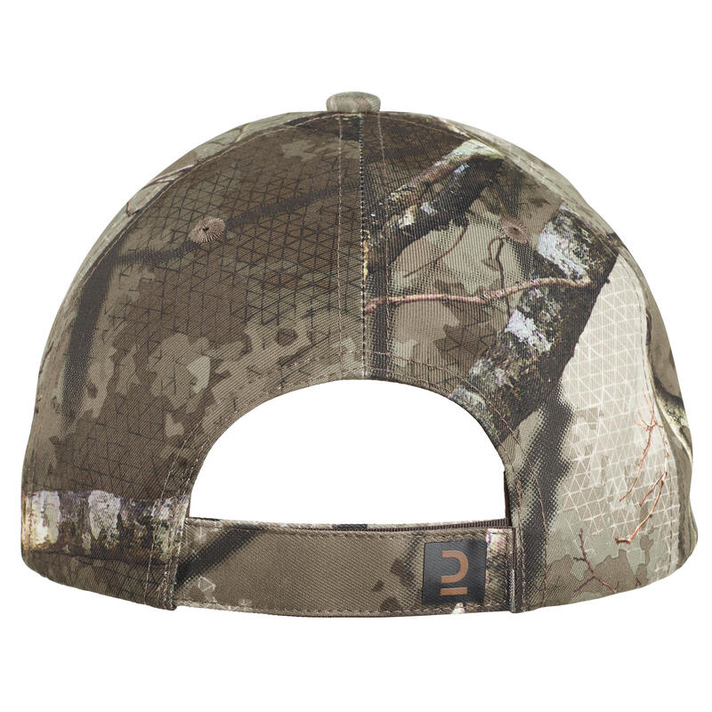 CASQUETTE CHASSE 100 CAMOUFLAGE FORET SOLOGNAC