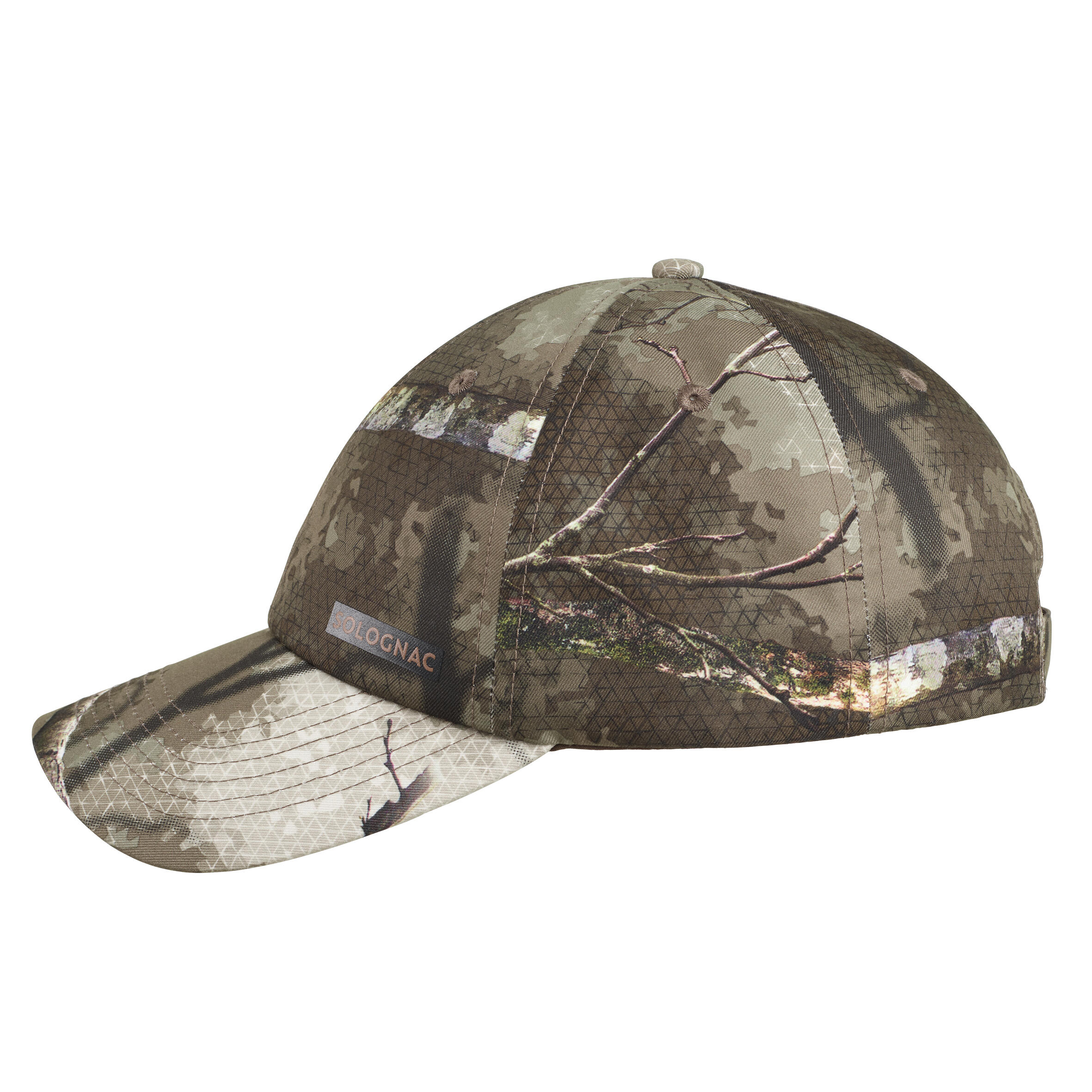 Casquette de chasse - 100 Treemetic camouflage - SOLOGNAC