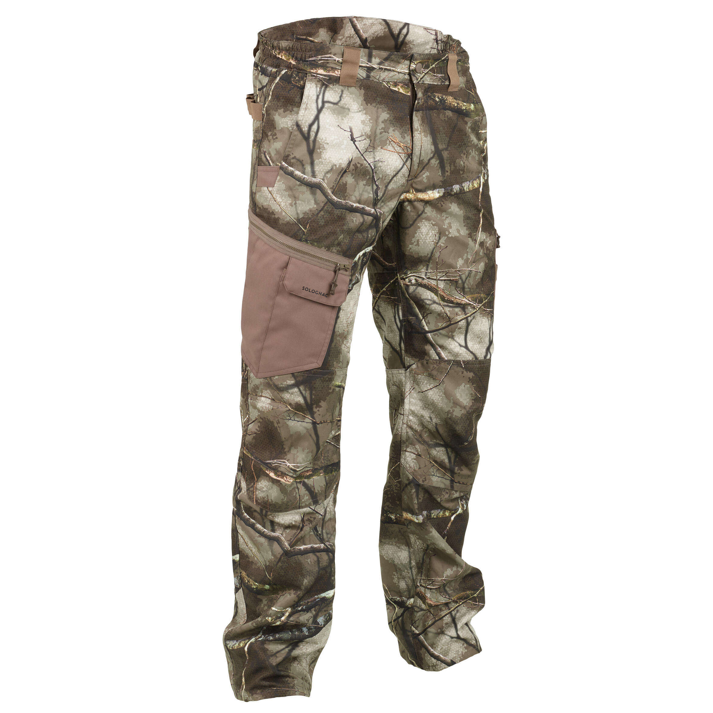 Hunting Warm Waterproof Pants - 500 Green