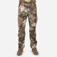 BREATHABLE HUNTING TROUSERS TREEMETIC 500 CAMOUFLAGE