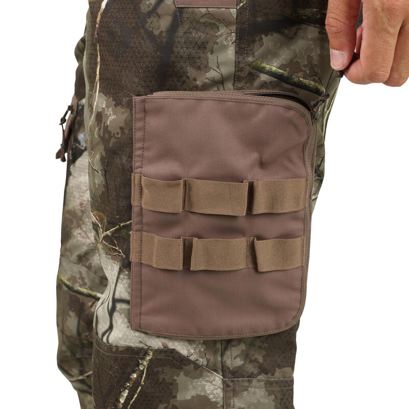 Pantalon Respirant 500 Camuflaj TREEMETIC Bărbați