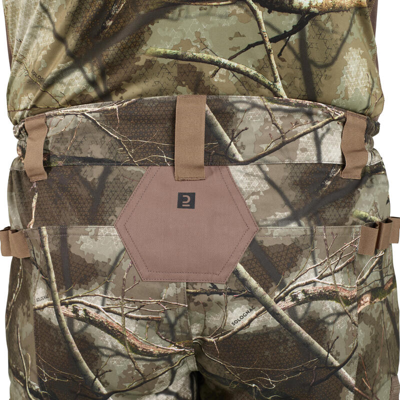 Pantalón Caza Solognac 500 Camuflaje Treemetic Transpirable