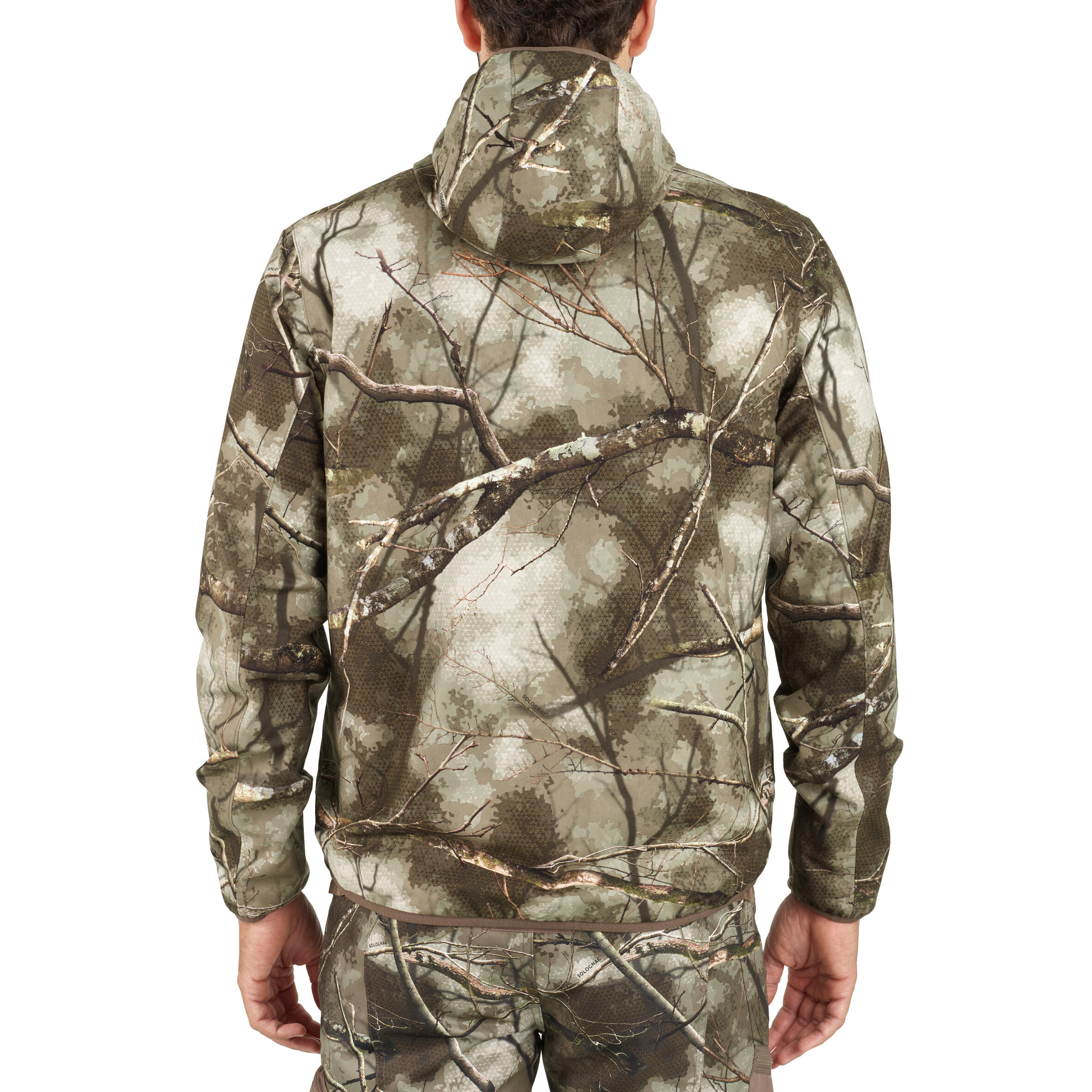 Silent waterproof hunting jacket TREEMETIC 500 CAMOUFLAGE 7/15