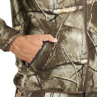 Veste de chasse imperméable silencieuse - 500 Treemetic camouflage
