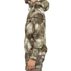 Silent waterproof hunting jacket TREEMETIC 500 CAMOUFLAGE