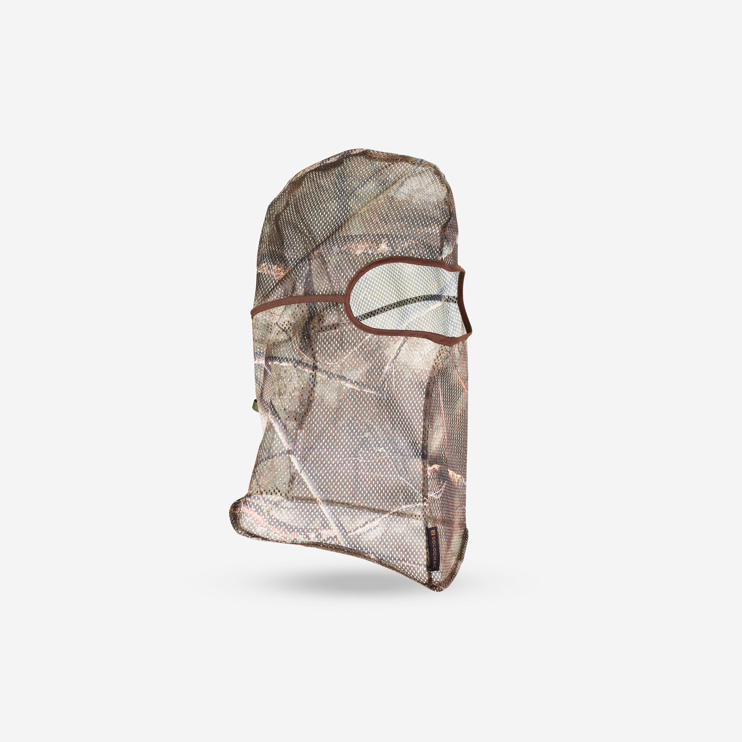 SOLOGNAC Country Sport Balaclava With Face Net Treemetic 100 Camouflage