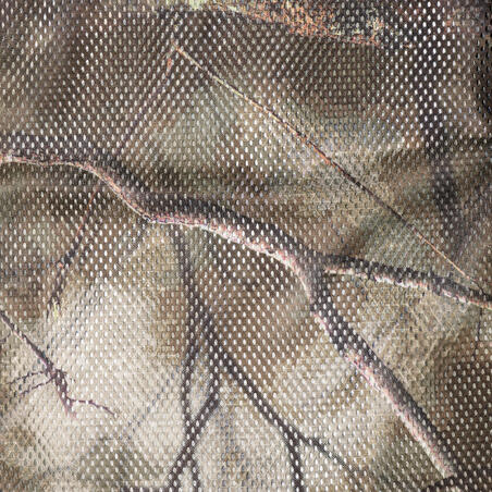 Балаклава з сіточкою на обличчі TREEMETIC 100 для полювання камуфляж