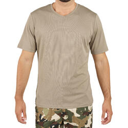 Camiseta Manga Corta Caza Solgonac Camuflaje Militar Transpirable Decathlon