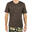Camiseta Manga Corta Hombre Caza Solgonac 100 Transpirable Marrón