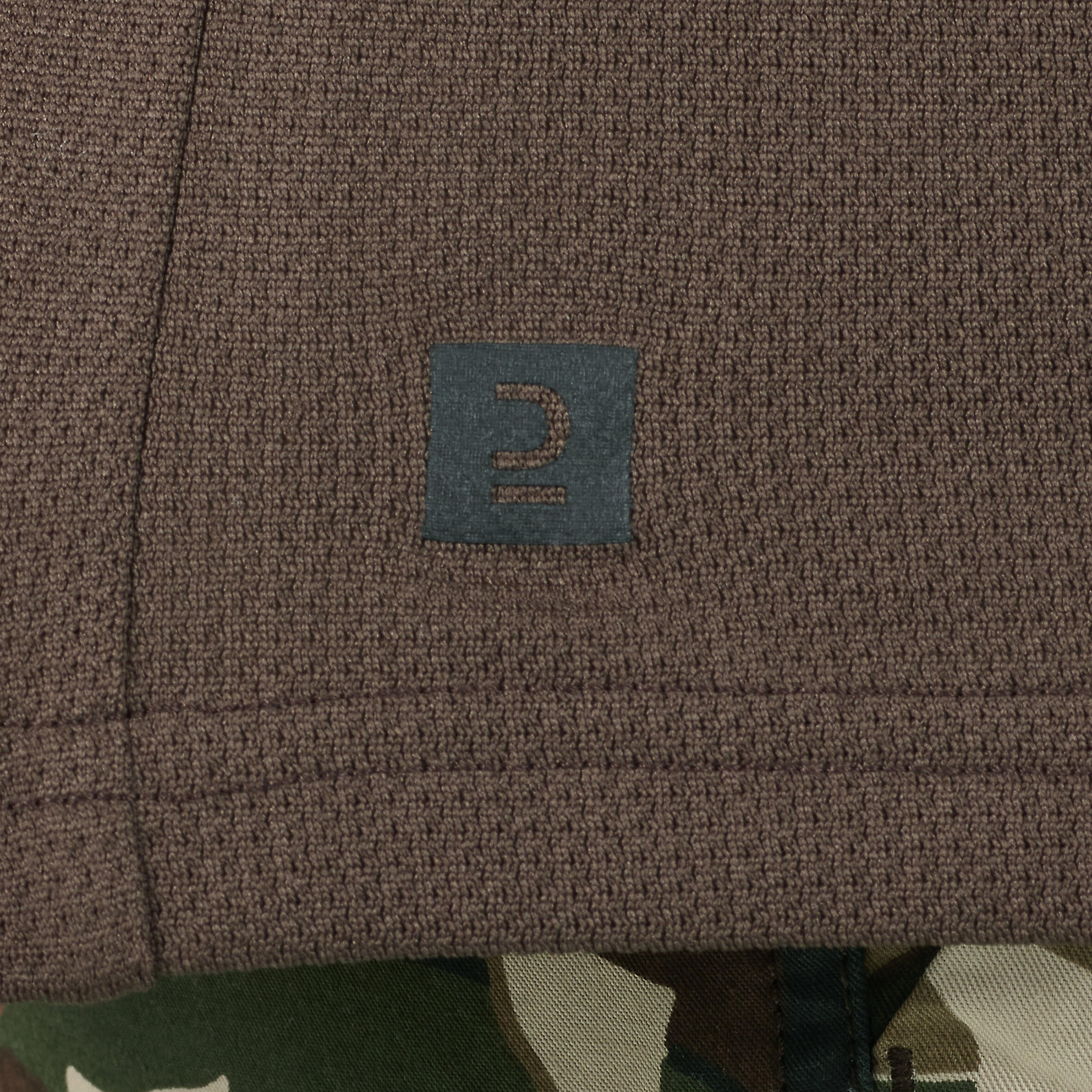 Maglia caccia uomo 100 traspirante marrone 5/5