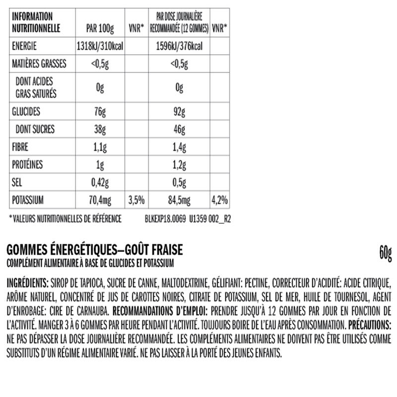 Jeleu Energizant CLIF BLOKS Căpșuni 3 x 60 g