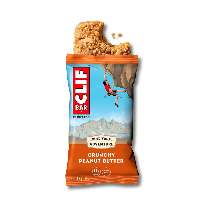 Energierepen CLIF BAR Crunchy Peanut Butter 3 stuks (68 g)