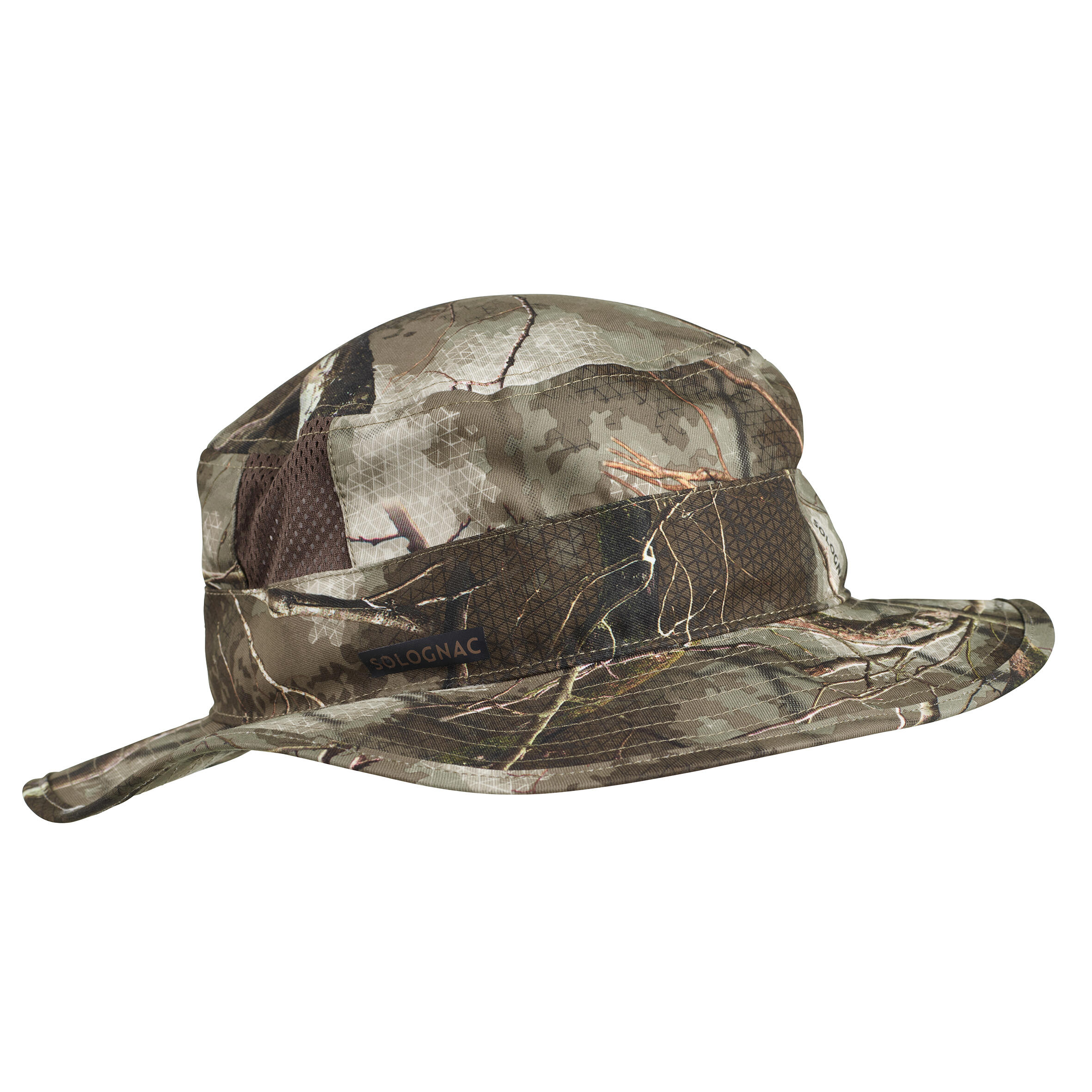 SOLOGNAC Breathable Country Sport Bob Hat Treemetic 500 Camouflage