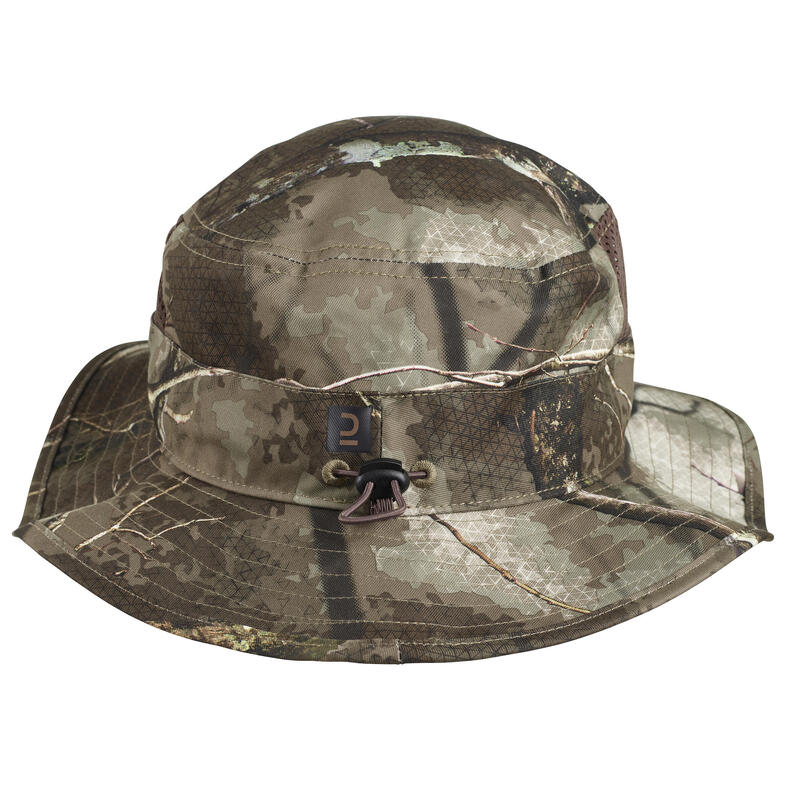 Lovecký prodyšný klobouk 500 maskovací Treemetic