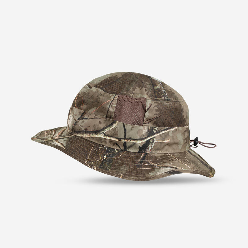 Lovecký prodyšný klobouk 500 maskovací Treemetic