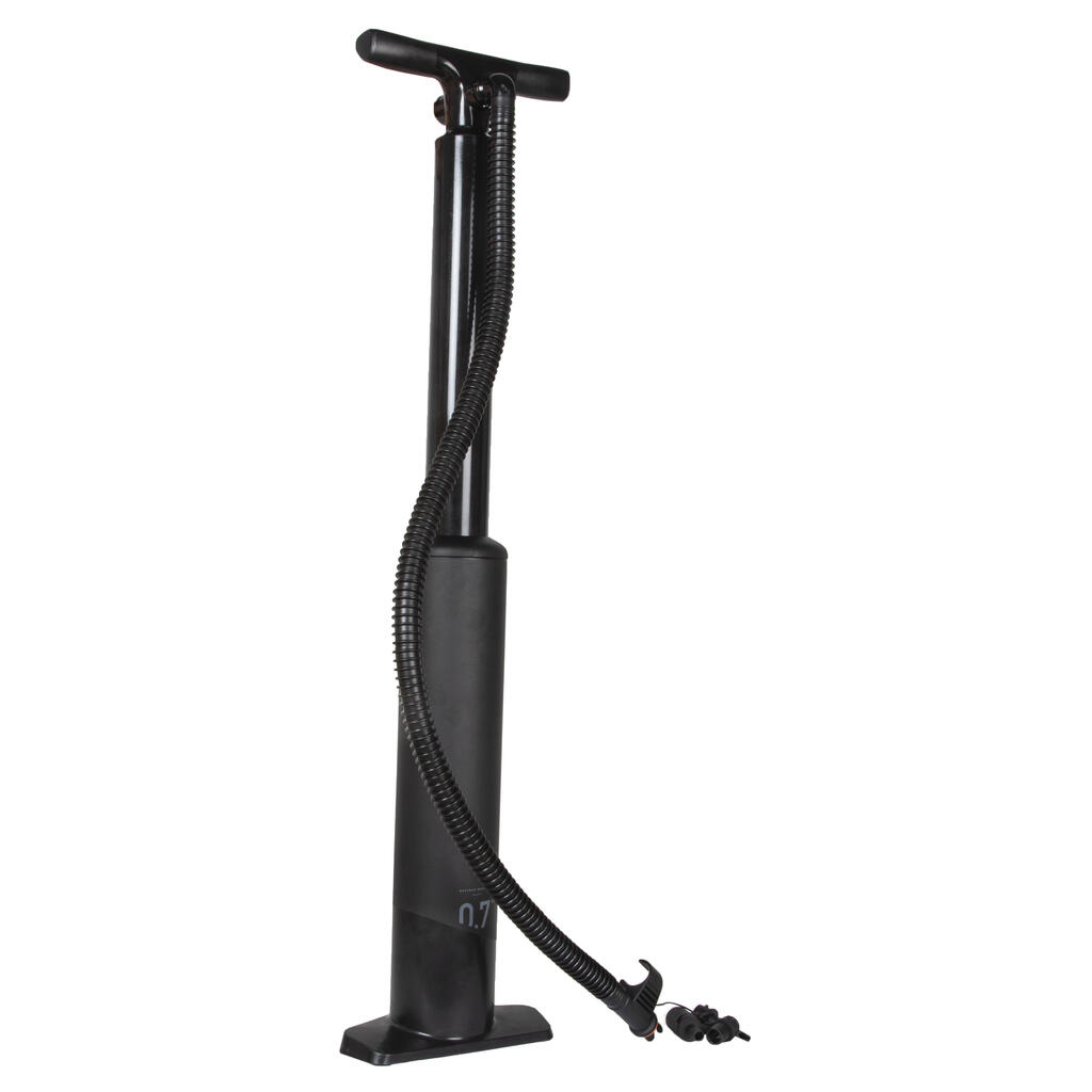 Inflador de mano doble acción 10 PSI Ultim. Comfort para tiendas inflables.