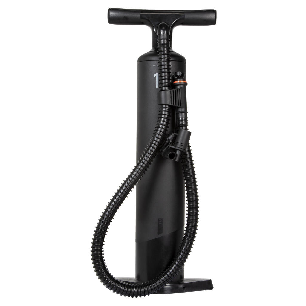 DOUBLE-ACTION LOW PRESSURE CANOE/KAYAK HAND PUMP HOSE: 0-10 PSI