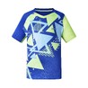 BADMINTON JUNIOR T SHIRT 560 ELECTRIC BLUE