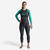 Combinaison néoprène femme de nage eau libre - OWS 500 2/2 noir turquoise