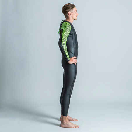 Men's Open Water Swimming 2.5/2 mm Glideskin Neoprene Wetsuit OWS 500