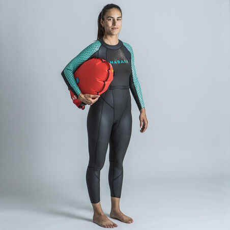 Women's Open Water Swimming 2.5/2 mm Glideskin Neoprene Wetsuit OWS 500