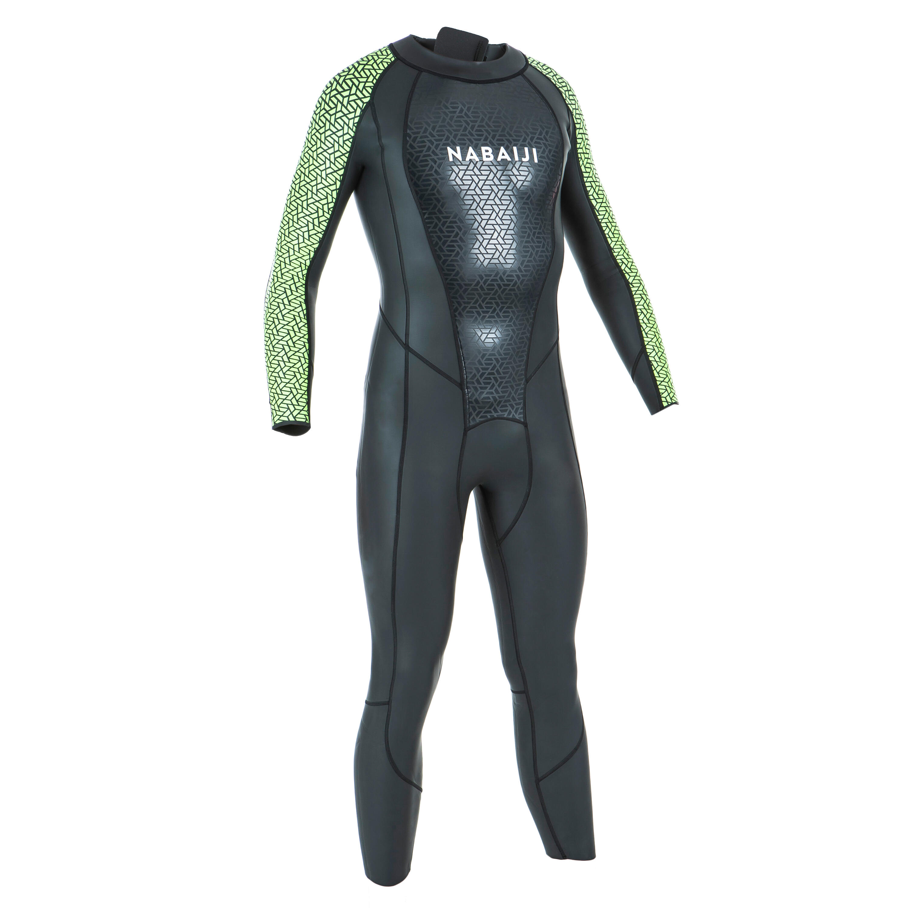 Men's Neoprene Wetsuit - OWS 500 Green - NABAIJI