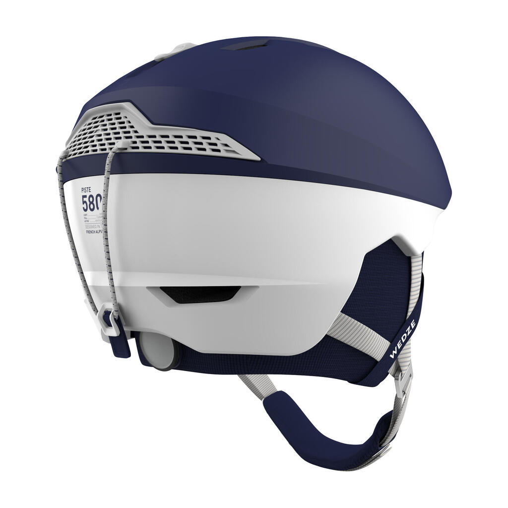 Skihelm Erwachsene - PST 580 weiss/schwarz