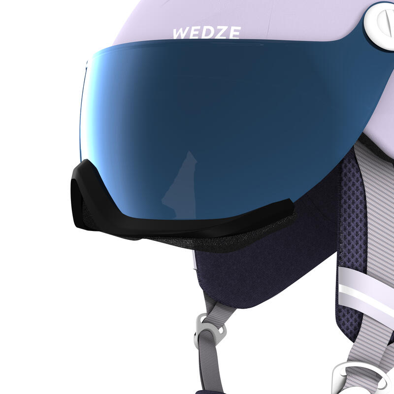 Casco de esquí y snowboard con visera Adulto Wedze H350