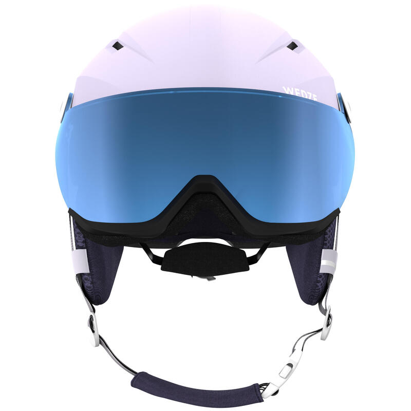 Casco de esquí y snowboard con visera Adulto Wedze H350 azul