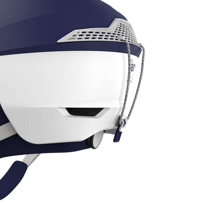 Casco sci adulto 580 blu e bianco