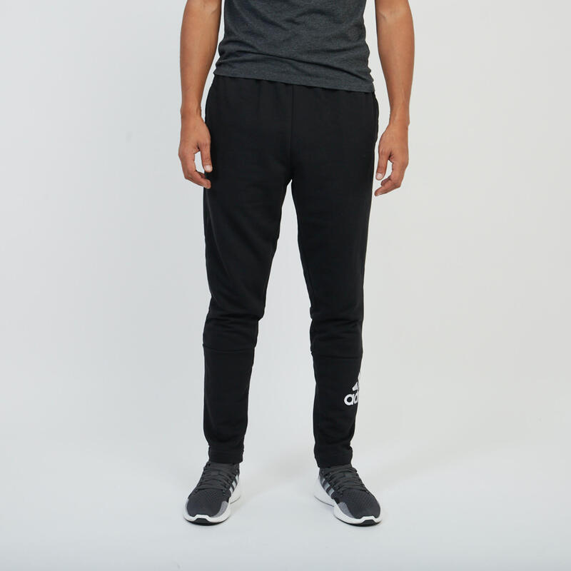 Pantalon de trening slim fitness cu logo Negru Bărbați 