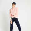 Sieviešu pret vēju noturīgs golfa pulovers “MW500”, rozā